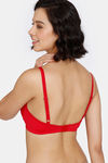 Zivame Beautiful Basics Double Layered Non Wired 3/4th Coverage T-Shirt Bra - Ski Patrol — thumbnail 2